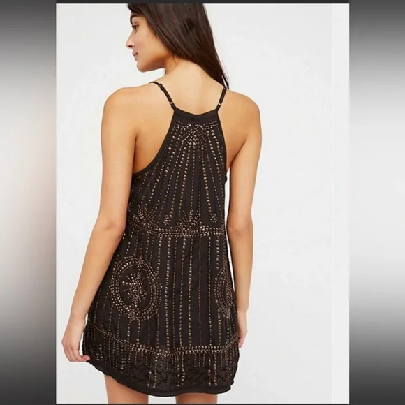 FREE PEOPLE Sedona Embellished Slip Dress - Picture 2 of 9